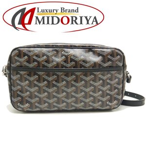 GOYARD ゴヤール カップヴェールPM CAPVE2PMLTY01CL01P ショルダーバッグ PVCコーティングキャンバスxレザー ブラック/252366【中古】