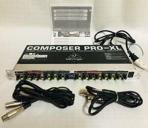 【USED】BEHRINGER COMPOSER PRO-XL MDX2600 ベリンガー コンプレッサー リミッター エクスパンダー ゲート チューブシミュレーション