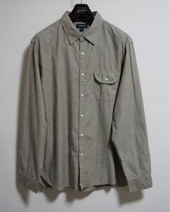 SALE！送料無料！【新品】サイズ:XL J.CREW JEANS ジェイクルー ジーンズ Slub poplin cotton shirt ワークシャツ グレー 