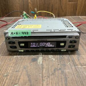 AV6-443 激安 カーステレオ CARROZZERIA PIONEER DEH-010 FM/AM CD プレーヤー 本体のみ 簡易動作確認済み 中古現状品