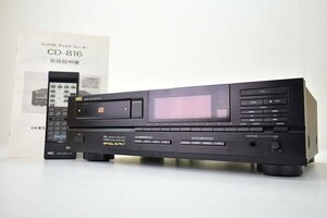 NEC CD-816 CDプレーヤー リモコン 取説付[CDデッキ][CD PLAYER]21M