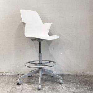 ■ スチールケース Steelcase ノード ファイブスター スツール Node FIVE-STAR STOOL ハイチェア オフィスチェア キャスター