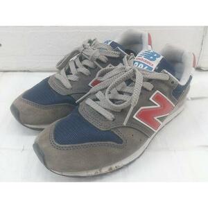 ◇ NEW BALANCE ニューバランス D CM996XA スニーカー シューズ サイズ22.5ｃｍ ネイビー グレー レディース P