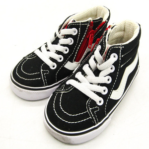 バンズ スニーカー ハイカット V38 BABY シューズ 靴 黒 ベビー 男の子用 13.5cmサイズ ブラック VANS