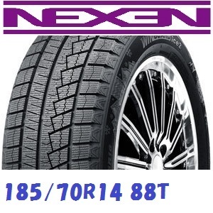 〔個人宅OK〕24年製 NEXEN ネクセン WINGUARD ice2 185/70R14 88T〔1本〕送料込み\6,270〔沖縄・離島不可〕