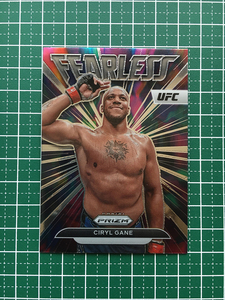 ★PANINI 2023 UFC PRIZM #16 CIRYL GANE［HEAVYWEIGHT］インサートカード「FEARLESS」★