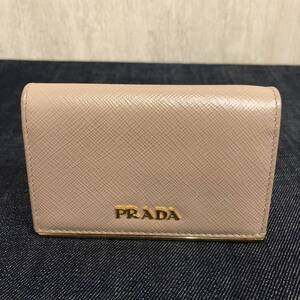 【PRADA】プラダ★カードケース ピンク ベージュ レディース 8Q4TRBJ 09