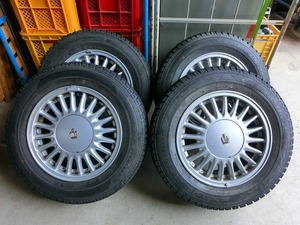 7ちAS スタッドレスタイヤ DUNLOP/ダンロップ GRASPIC PS-2 205/65R15 94Q クラウン ホイール 4本セット