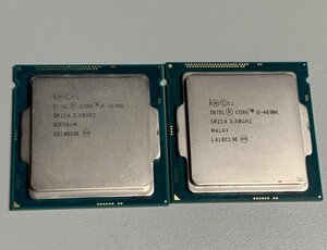 【動作品】中古 Intel CPU Core i5-4690K 2枚セット 付属品無し / LGA1150