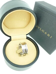 BVLGARI ブルガリ ビーゼロ1 指輪 リング k18WG ＃61