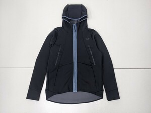 2．状態良好 オークリー OAKLEY 3rd-G Zero Warm Fleece Jacket 1.0 ストレッチ素材 ナイロンブルゾン パーカー 461696JP メンズL 黒 x605