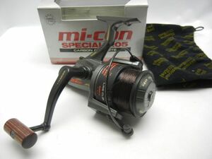 美品 Diamond Reel mi-con SPECIAL 205 箱 袋 あり リアドラグ ● ダイアモンド OMR ● イカ 泳がせ ヤエン レトロ マイコン オールド