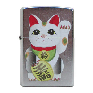 ジッポー オイルライター USA Zippo 和柄シリーズ 千万両 招き猫 Z207-107672/送料無料メール便 ポイント消化