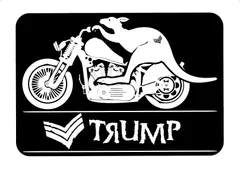 TRUMP バイクステッカー