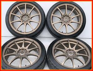 鍛造！RAYS VOLK Racing CE28NF FORGED 18インチ 7.5J+50 PCD100 5穴 225/40R18 30系50系プリウス カローラスポーツ インプレッサ 86