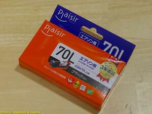 ▼(即決) EPSON用 ICBK70L互換インク 1個 Plaisir PLE-E70L-B 