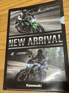 カワサキ Z400 Z250 クリアファイル 非売品 Kawasaki Z900 H2 スーパーネイキッド カワサキプラザ 旧車 族車