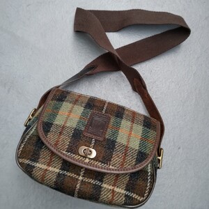 glenalmond ハリスツイード Scotland ショルダーバッグ グレンアーモンド