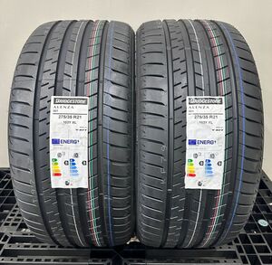 2023年製 未使用 ブリヂストン ALENZA001 275/35R21 103Y XL ☆ RFT BMW承認 BRIDGESTONE アレンザ 2本セット 送料込 108,000円