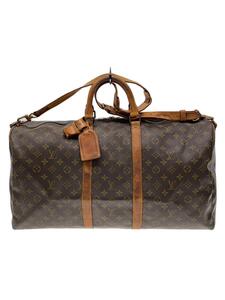 LOUIS VUITTON◆キーポル・バンドリエール55_モノグラム・キャンバス_BRW/PVC/BRW