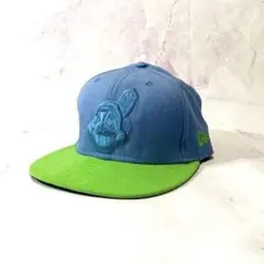 New Era INDIANS (インディアンス) キャップ 水色×緑