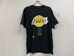 ナイキNIKE CK7962-010 LAL CTS ロゴ S/S Tシャツ★NBAロサンゼルスレイカーズ八村レブロン★サイズXL★N2356