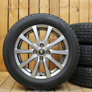 アクア ヤリス グレイス フィット シャトル インサイト マーチ等 15インチ 175/65R15 ダンロップ WM02 スタッドレスタイヤ 4本SET