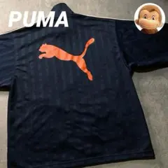 PUMA プーマ トラックジャケット 刺繍 日本製 オーバーサイズ ネイビーXL