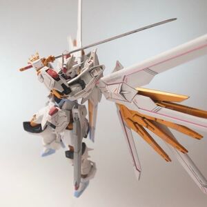 マイティーストライクフリーダム　hg ガンプラ　完成品　改修