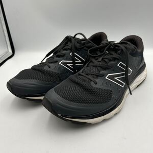 KA285 newbalance ニューバランス SPEED RIDE 490V5 メンズ ランニングシューズ スニーカー 約 27cm ブラック ホワイト