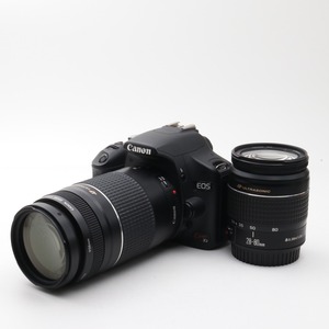 中古 美品 Canon EOS X3 ダブルズームセット 一眼レフ カメラ キャノン 初心者 人気 新品SDカード8GB付