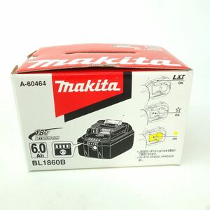 104 makita マキタ 18V 6.0Ah リチウムイオンバッテリー BL1860B ※中古