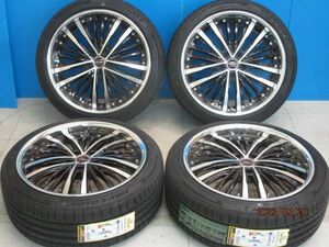 【新品タイヤ 22年製】共豊 シャレン XR-75 19インチ 8.5J+45 5H114.3 225/40R19 エスティマ