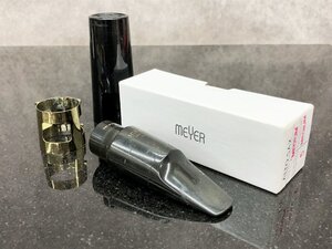 【 C 】 Y5268 MEYER 5MM 木管楽器 アルトサックス マウスピース メイヤー ハードラバー ⑦ 【元箱付き】