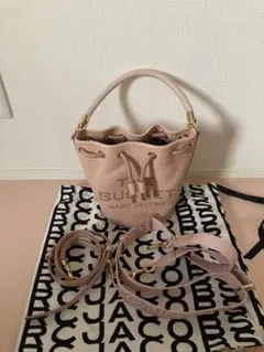 MARC JACOBS ザ レザーバケットバッグ　ROSE