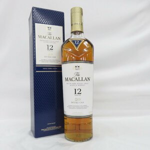 【未開栓】The MACALLAN ザ・マッカラン 12年 ダブルカスク ウイスキー 700ml 40% 箱付 11592564 0601