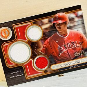 ★25枚限定★ 2024Topps 大谷翔平 実使用ジャージー パッチカード MVP エンゼルス ドジャースangels ユニコーンMLB 