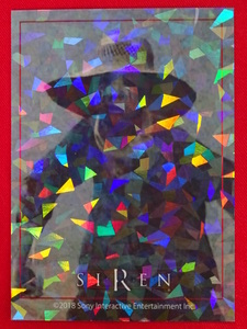 「SIREN」（サイレン）トレーディングカード 屍人（ホログラム） 佐藤直子 SIREN2 NT New Translation SCEI SONY SIREN展 墓場の画廊 レア