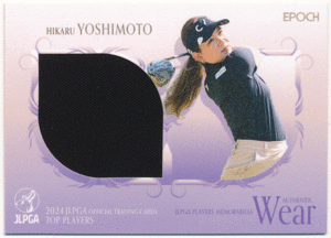 Epoch 2024 JLPGA 日本女子プロゴルフ協会 Top Player 吉本ひかる ウェアカード 120枚限定 Authentic Wear