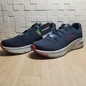 送料無料・新品未使用！！スケッチャーズ SKECHERS カジュアルシューズ スニーカー / ARCH FIT-TAKAR / ネイビー 定価14190円 25.0ｃｍ