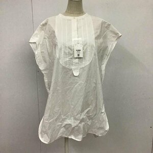 LOWRYS FARM FREE ローリーズ ファーム シャツ、ブラウス 半袖 タグ付 Bリボンドレスシャツ Shirt Blouse 白 / ホワイト / 10084955