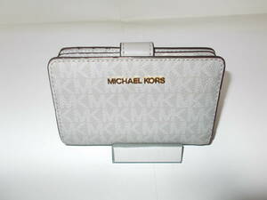 ●MICHAEL KORS/マイケル コース【二つ折り財布】グレー●