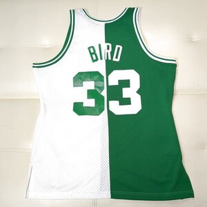 ラリーバード セルティックス ミッチェルアンドネス ゲームシャツ XL Mitchell&Ness Larry Bird Boston Celtics SPLIT SWINGMAN JERSEY