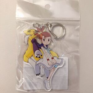 デジモンテイマーズ アクリルキーホルダー 牧野 留姫&レナモン デジフェス 2021限定★ルキ デジモン展 digimon tamers ダイバーシティ