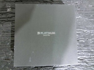 T【E6-52】【60サイズ】▲美品/PLATINUM プラチナ/万年筆 #3776 CENTURY 10周年記念限定 インクセット 富士紺 中字