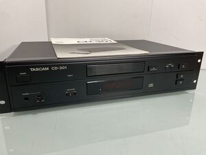 難ありジャンク☆ TASCAM タスカム CD-301 CDプレーヤ 中古 現状品 部品取りなどに