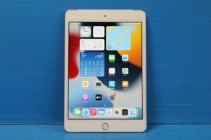 ■Apple■ iPad mini4 Wi-Fi+Cellular 128GB シルバー au/KDDI [MK772J/A] ネットワーク利用制限「○」確認済み