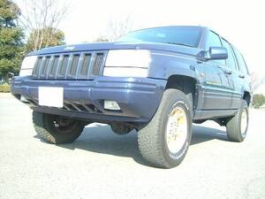 【諸費用コミ】:【伊勢崎発】 1998年 グランドチェロキー リミテッド 4.0 4WD リフトUP 本革電動シート