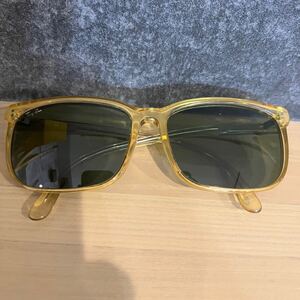 【即決】ヴィンテージ Ray-Ban レイバン　TRADITIONALS bennett (#10) 58□16 B&L ボシュロム イエロー クリア サングラス