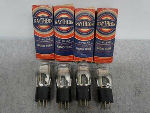 ＜中古品＞真空管 RAYTHEON 52 4-PILLAR Made in USA 合計4本 通電確認済み